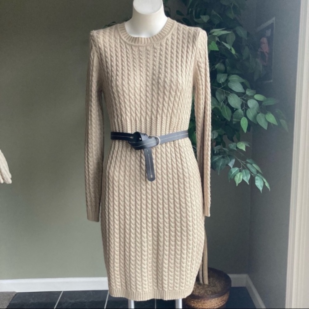 Calvin Klein | Cable Knit Sweater Dress medium